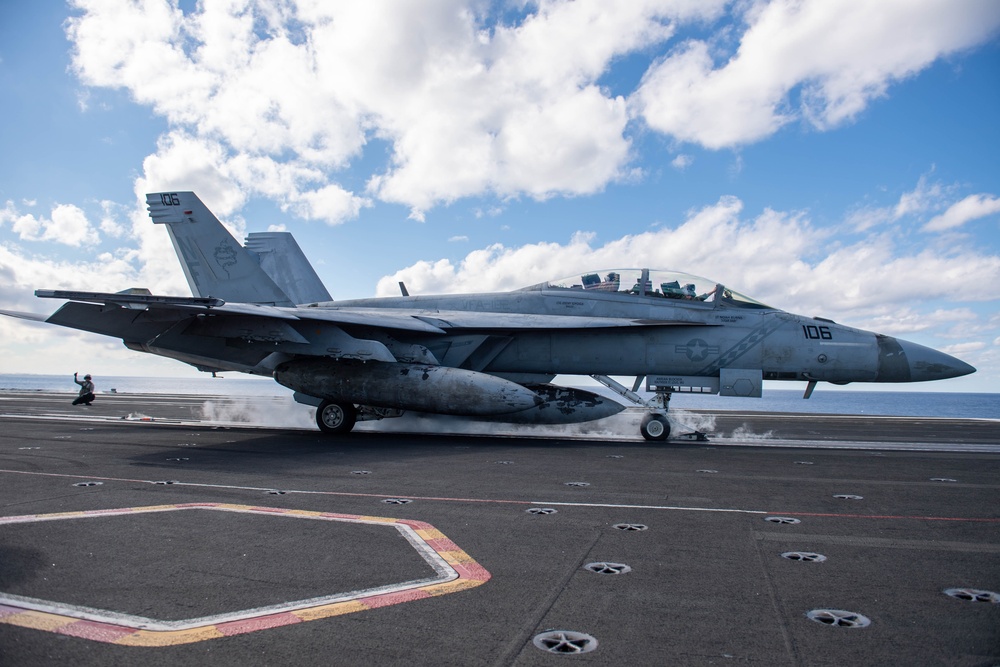 USS Ronald Reagan (CVN 76) conducts routine flight operations