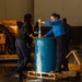 USS Ronald Reagan (CVN 76) conducts hangar bay scrub exercise