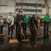 USS Ronald Reagan (CVN 76) conducts hangar bay scrub exercise