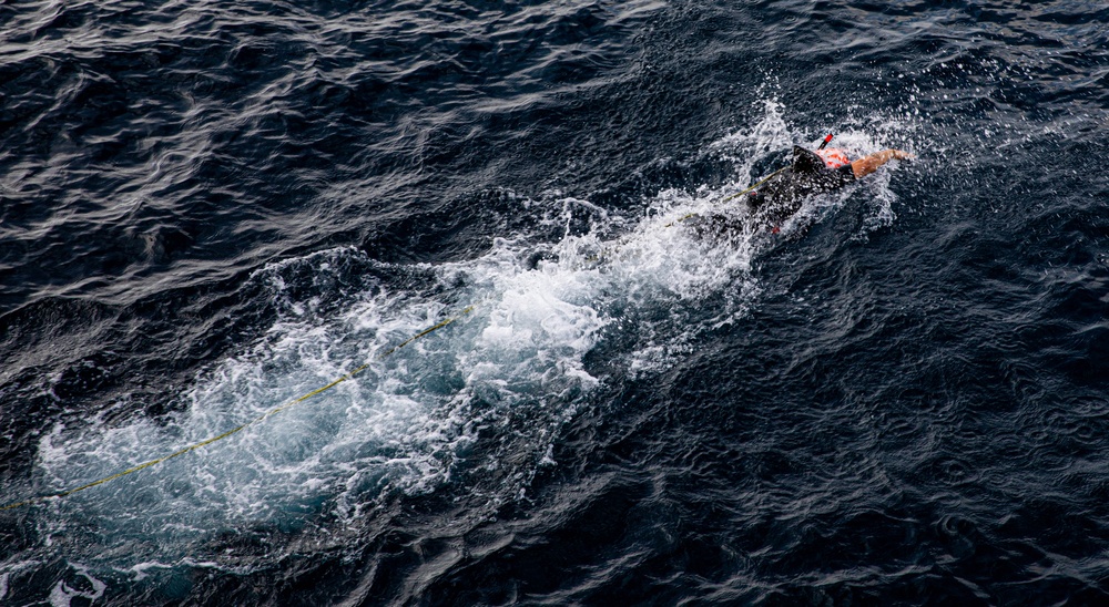 USS Robert Smalls (cg 62) conducts Seamanship training