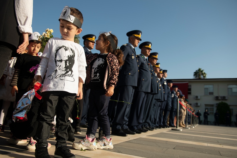 Turkish, US, NATO partners observe Atatürk Memorial Day at Incirlik Air Base