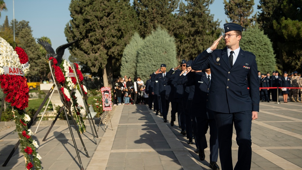 Turkish, US, NATO partners observe Atatürk Memorial Day at Incirlik Air Base