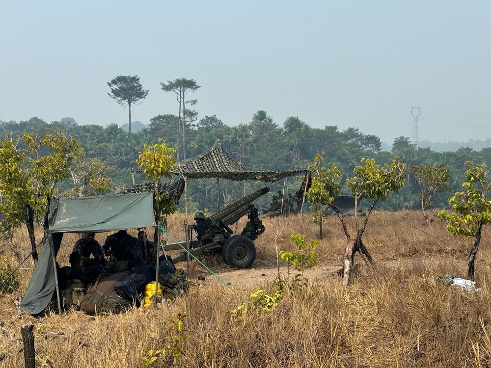 U.S. Army and Brazilian FA units train together at SV24