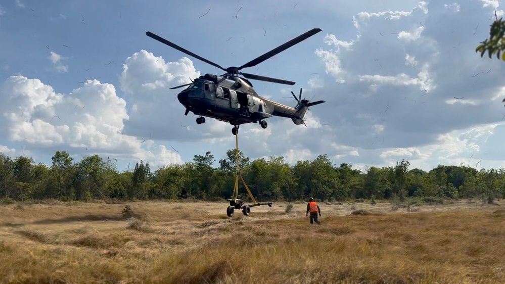 U.S. Army and Brazilian FA units train together at SV24