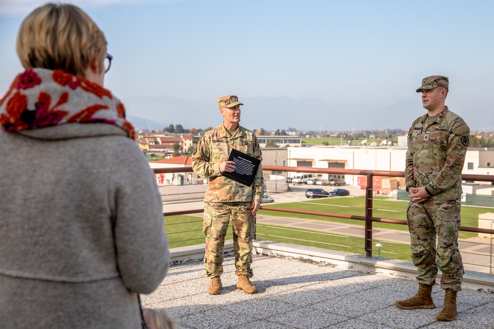 Staff Sgt. Brandon Rickert re-enlists
