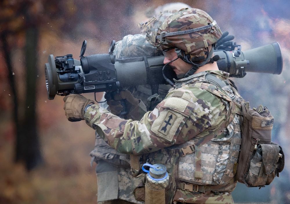 32nd Infantry Brigade Soldiers Fire MAAWS at Fort McCoy