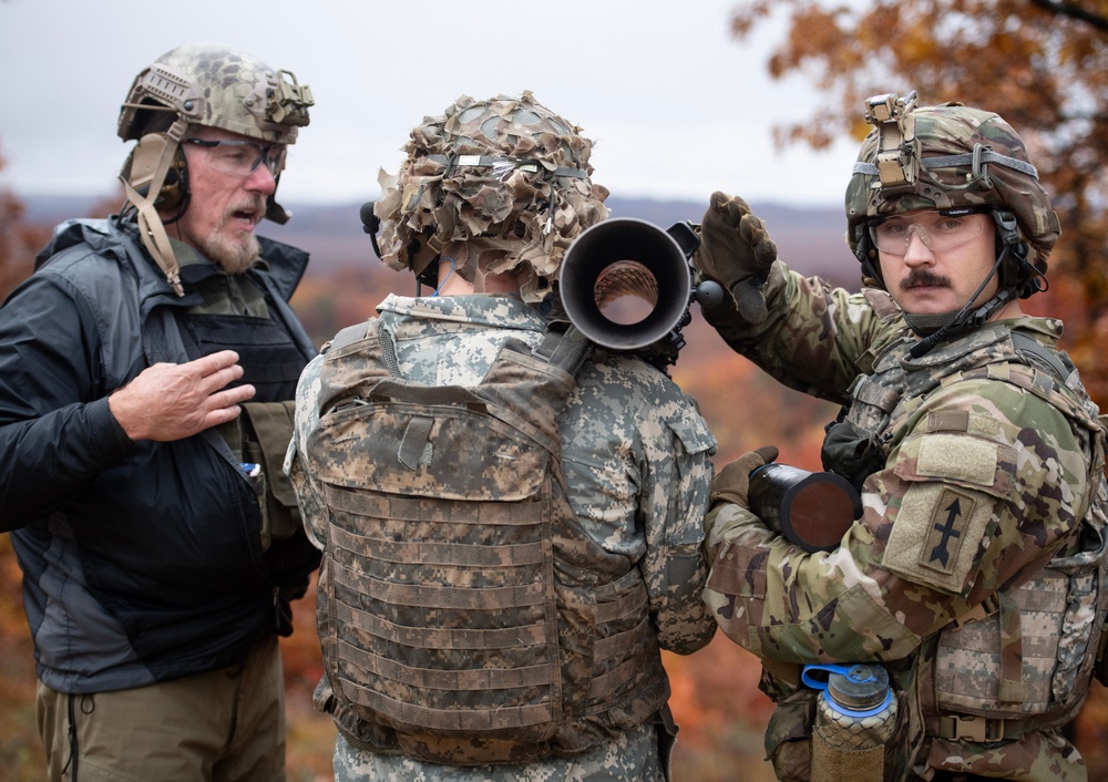 32nd Infantry Brigade Soldiers Fire MAAWS at Fort McCoy