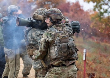 32nd Infantry Brigade Soldiers Fire MAAWS at Fort McCoy