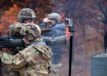 32nd Infantry Brigade Soldiers Fire MAAWS at Fort McCoy