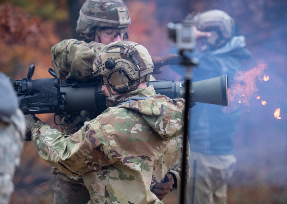 32nd Infantry Brigade Soldiers Fire MAAWS at Fort McCoy