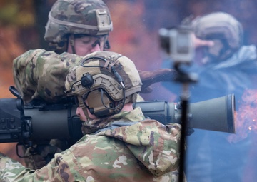 32nd Infantry Brigade Soldiers Fire MAAWS at Fort McCoy