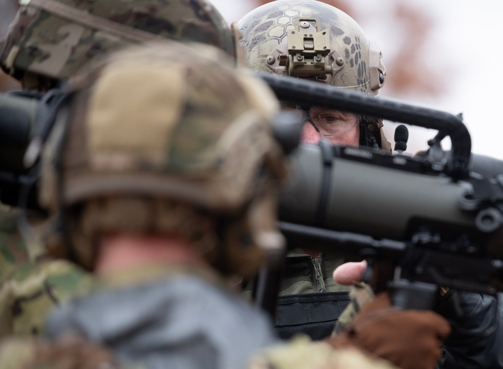 32nd Infantry Brigade Soldiers Fire MAAWS at Fort McCoy