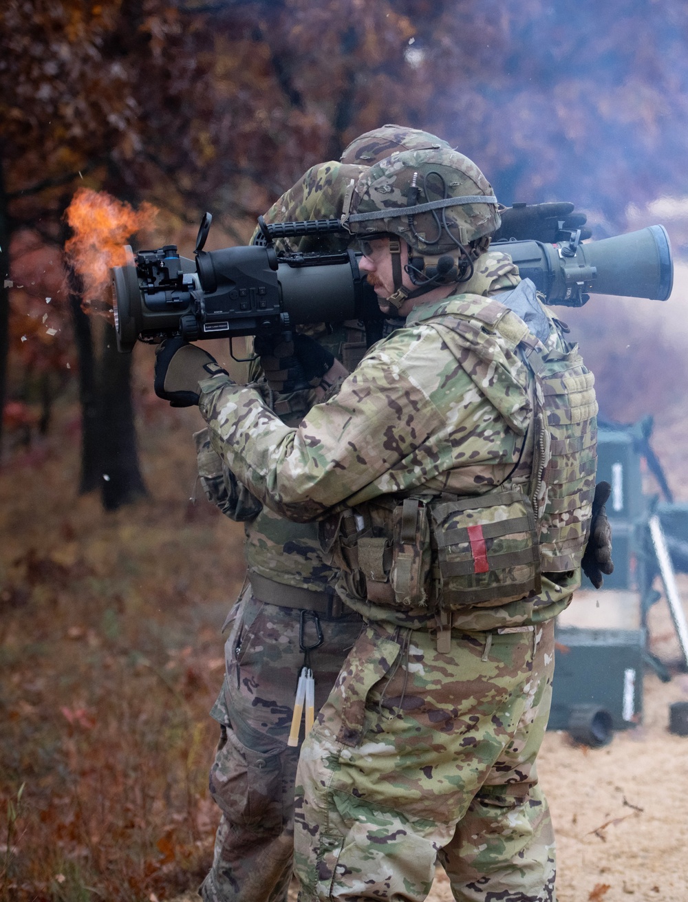 32nd Infantry Brigade Soldiers Fire MAAWS at Fort McCoy