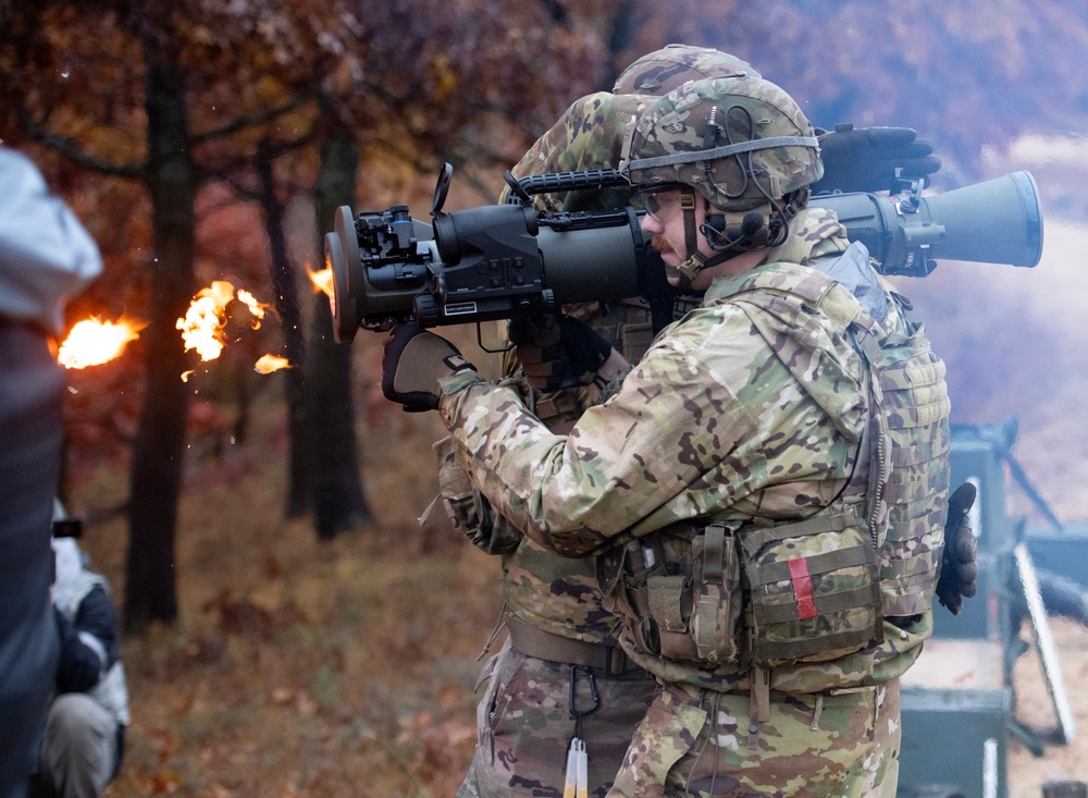 32nd Infantry Brigade Soldiers Fire MAAWS at Fort McCoy