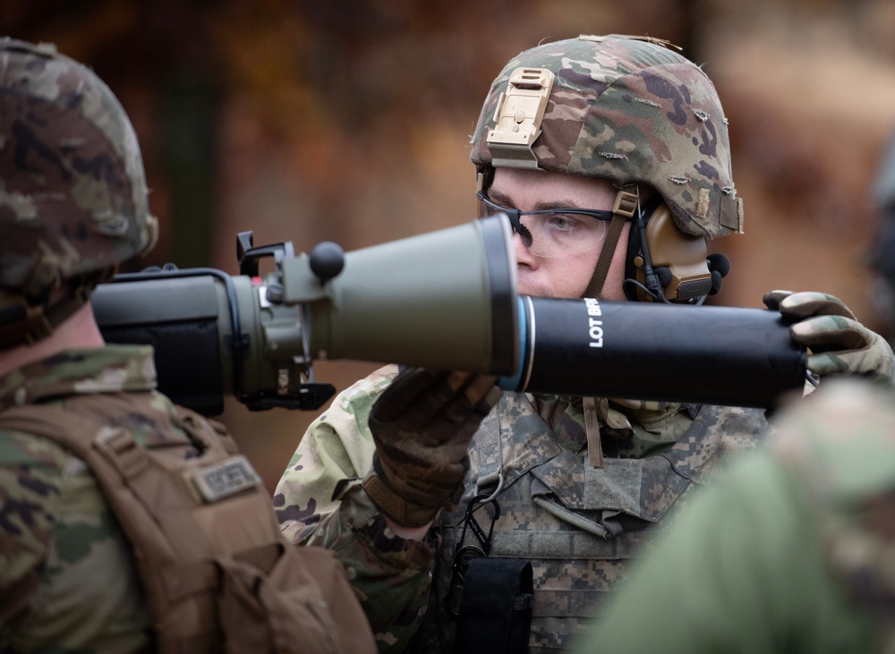 32nd Infantry Brigade Soldiers Fire MAAWS at Fort McCoy