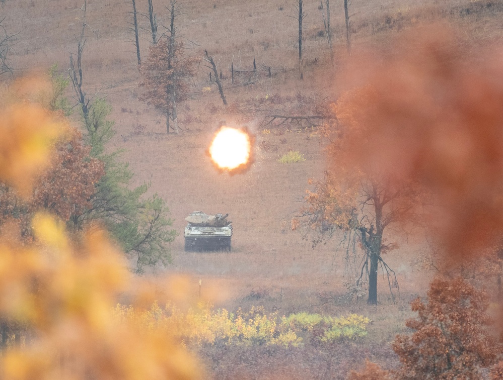 32nd Infantry Brigade Soldiers Fire MAAWS at Fort McCoy