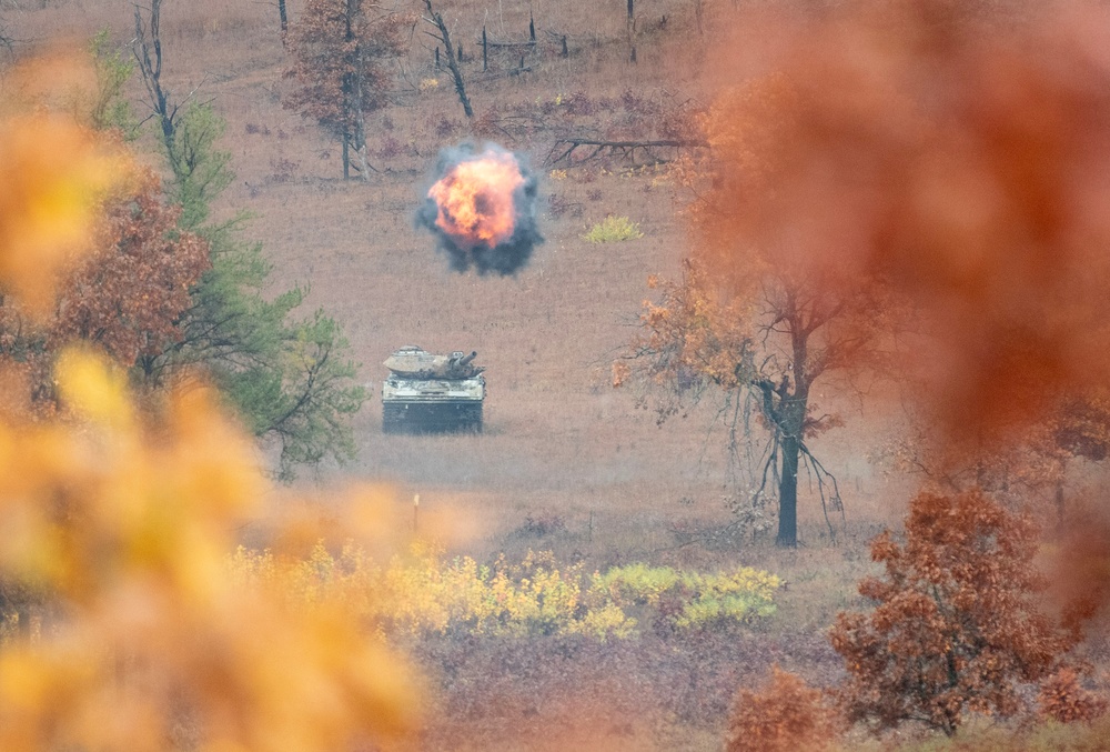 32nd Infantry Brigade Soldiers Fire MAAWS at Fort McCoy