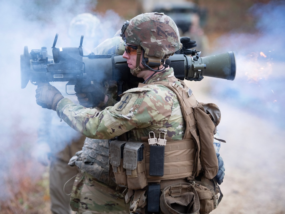 32nd Infantry Brigade Soldiers Fire MAAWS at Fort McCoy