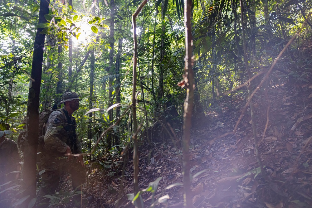 U.S., Brazilian soldiers conduct river and jungle movement to conduct mock-assault