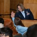 Hanscom senior leaders participate in Melrose Veterans Day assembly