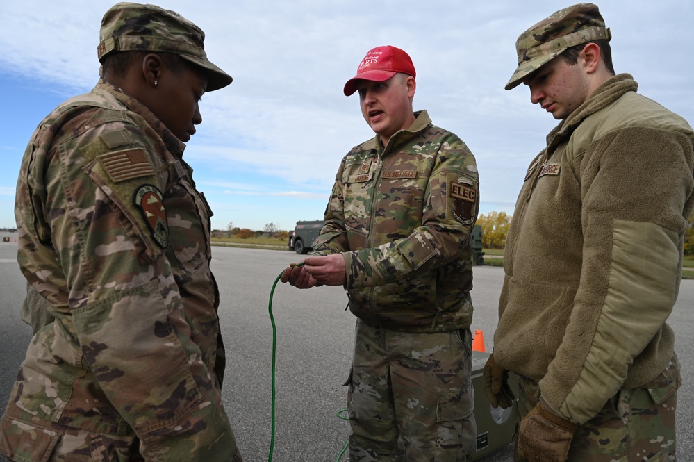 Emergency Airfield Lighting Systems Training at 119th Regional Training Site