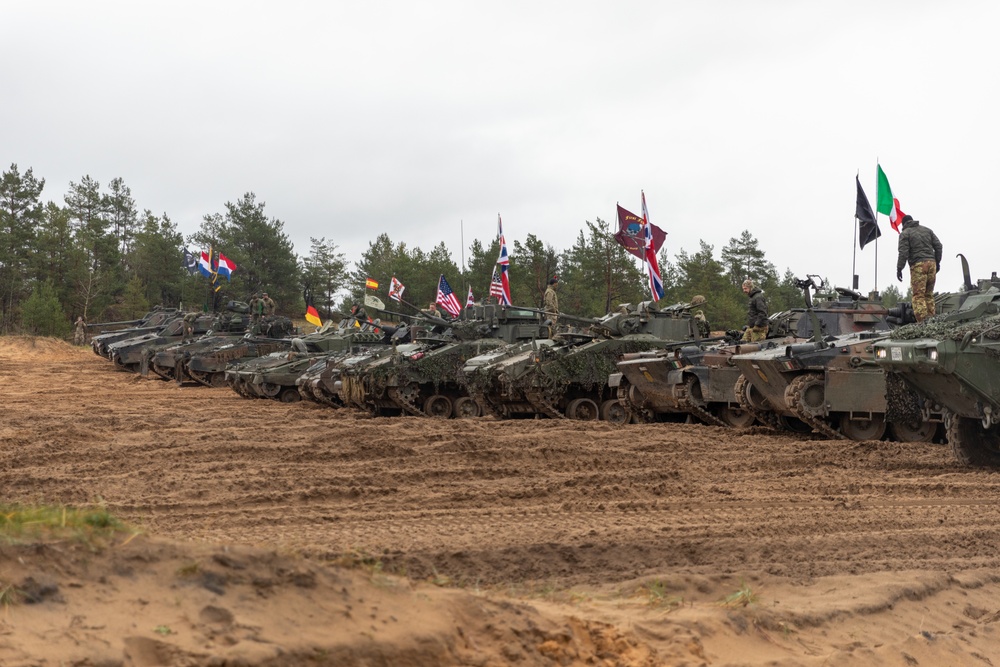 Task Force Marne troops train alongside NATO Allies during exercise Iron Spear