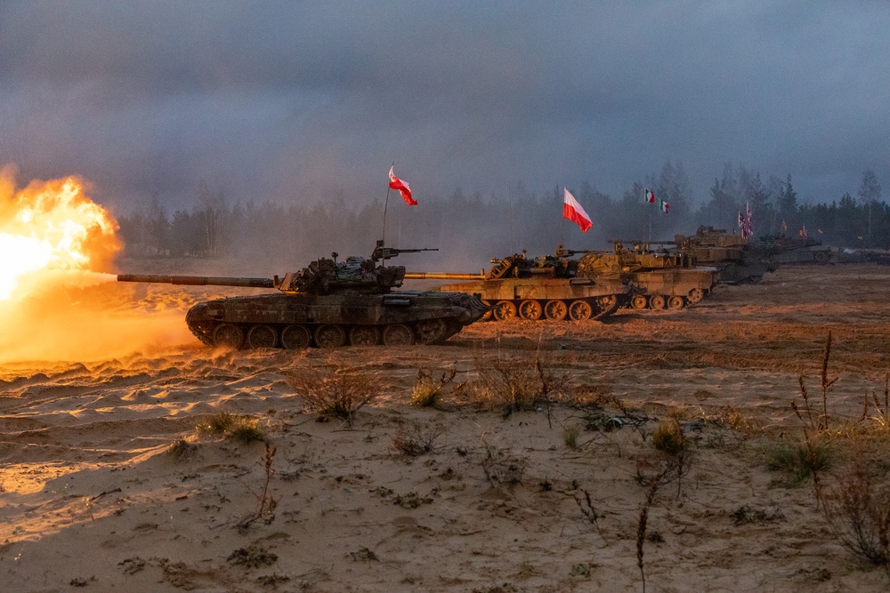 Task Force Marne troops train alongside NATO Allies during exercise Iron Spear