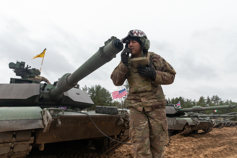 Task Force Marne troops train alongside NATO Allies during exercise Iron Spear