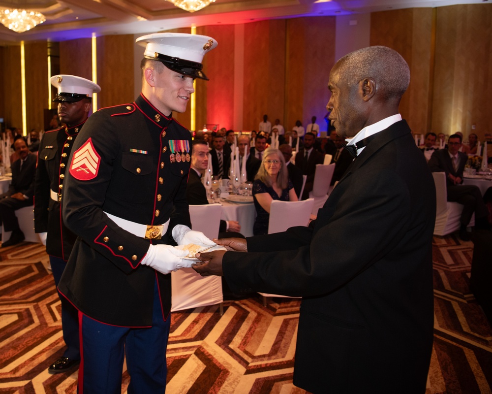USAFE-AFAFRICA Band Performs at the Marine Corps Ball