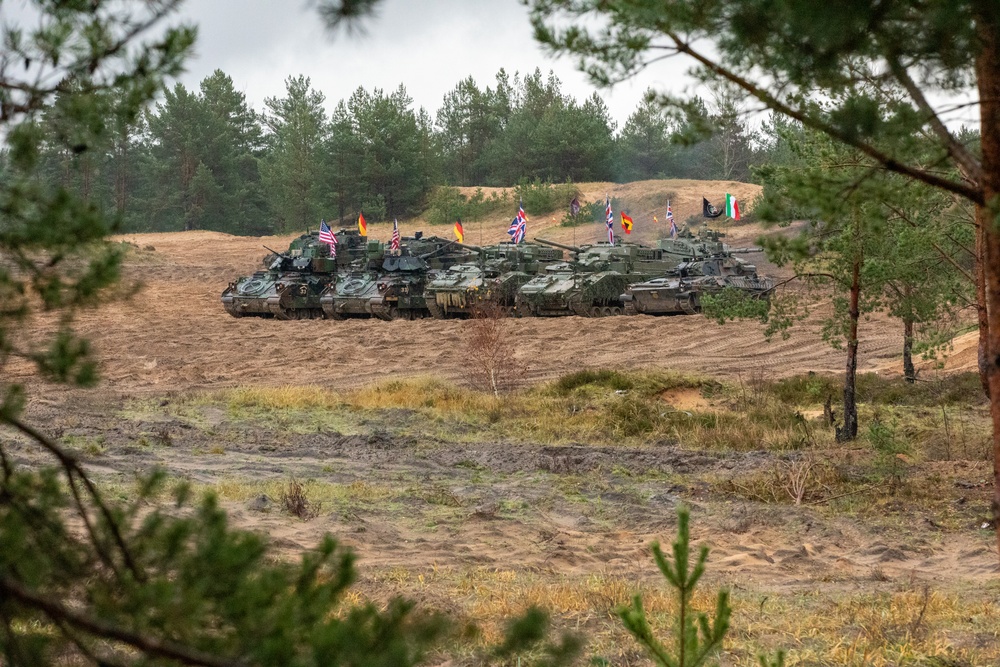 Task Force Marne troops train alongside NATO Allies during exercise Iron Spear