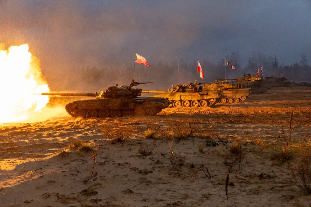 Task Force Marne troops train alongside NATO Allies during exercise Iron Spear