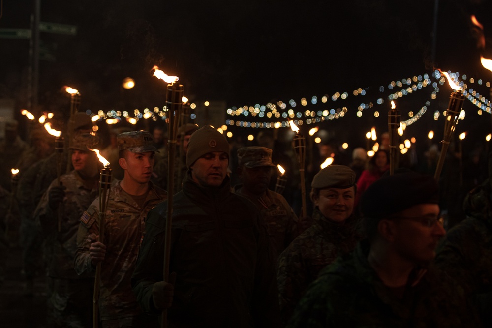 Lāčplēsis Day Commemorative Walk (akin to Veterans Day)
