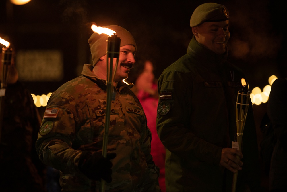 Lāčplēsis Day Commemorative Walk (akin to Veterans Day)