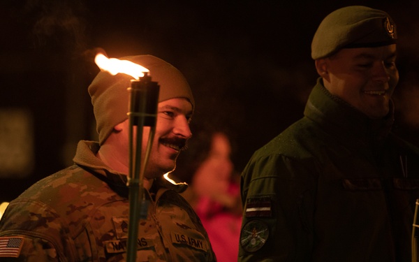 Lāčplēsis Day Commemorative Walk (akin to Veterans Day)