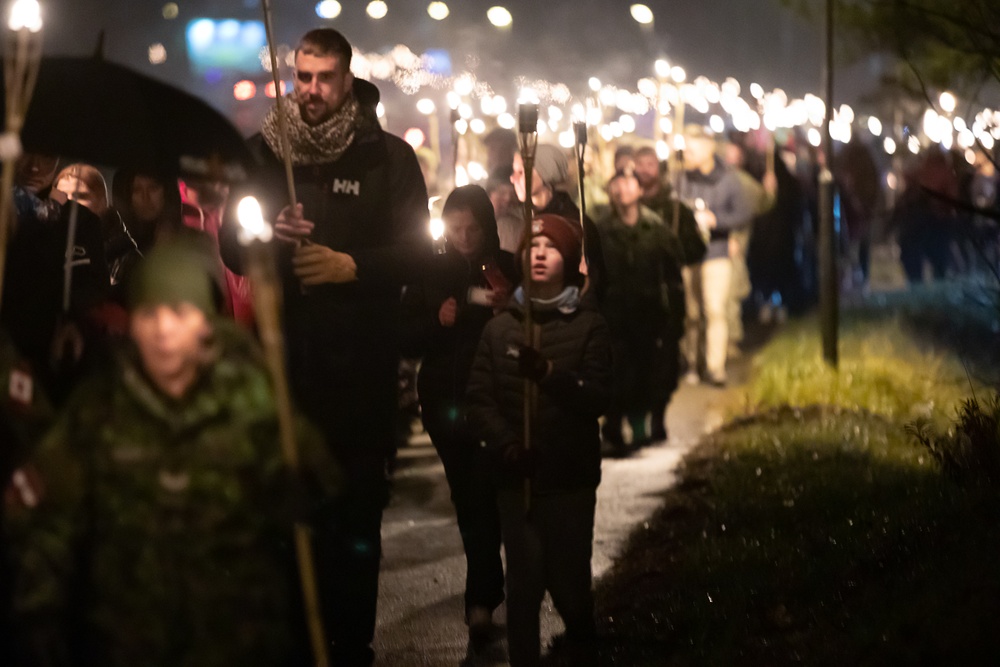 Lāčplēsis Day Commemorative Walk (akin to Veterans Day)