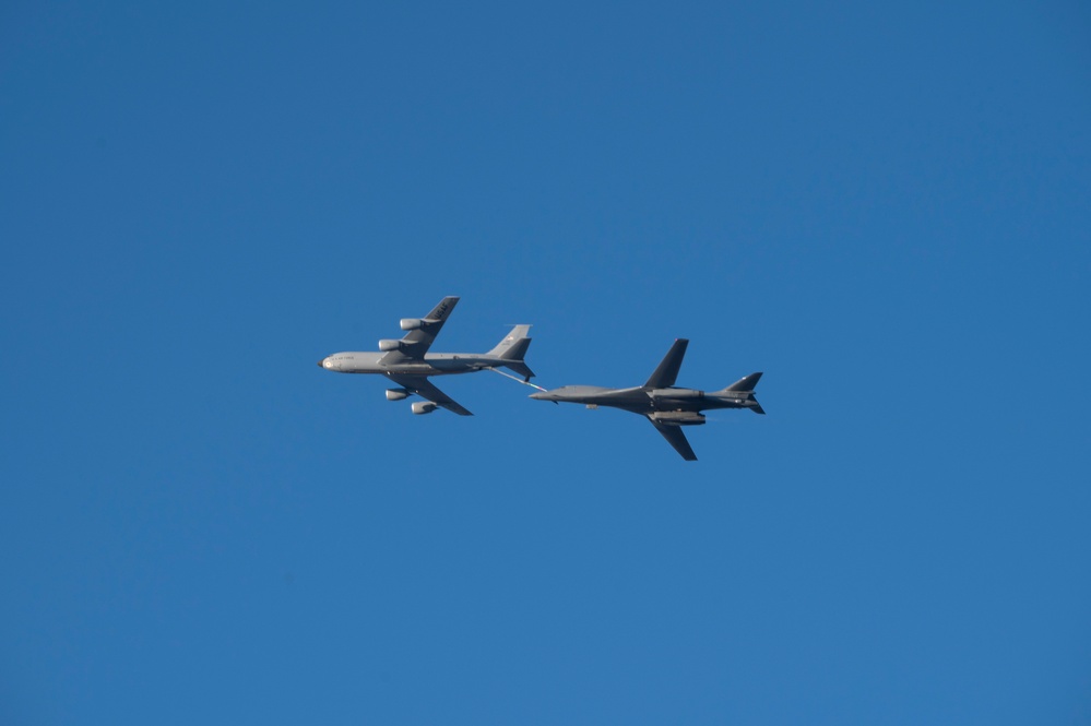 B1-B Lancers fly BTF mission within USCENTCOM