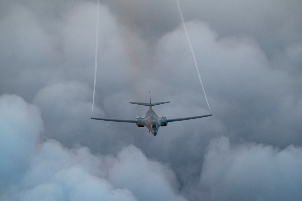 B1-B Lancers fly BTF mission within USCENTCOM