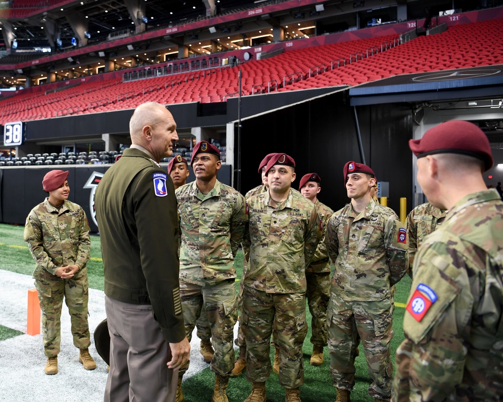 U.S. Army Chief of Staff visit to Call to Service event