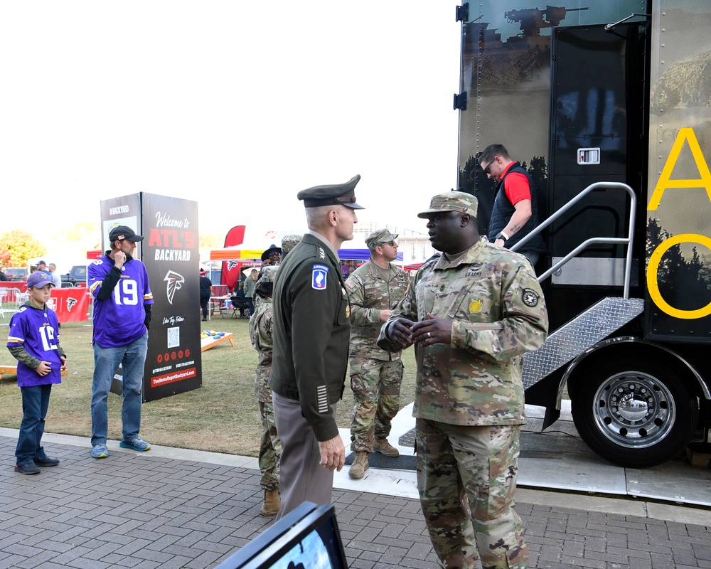 U.S. Army Chief of Staff visit to Call to Service event