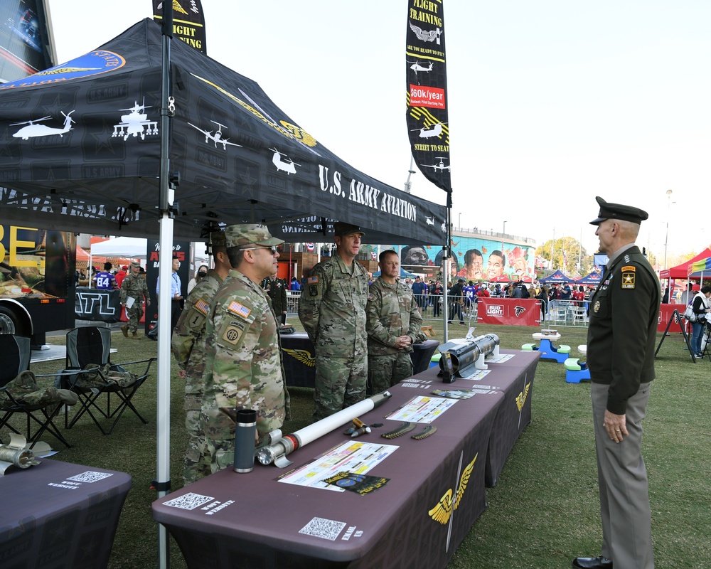 U.S. Army Chief of Staff visit to Call to Service event