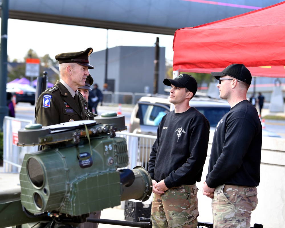 U.S. Army Chief of Staff visit to Call to Service event