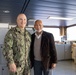 MARFORCOM CG tours USNS Montford Point (T-ESD-1) with Hon. Charles F. Bolden and Ship Sponsor Mrs. Alexis Bolden