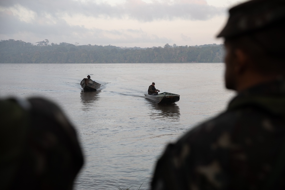 U.S. and Brazilian Soldiers Conduct Troop Movements and Mock Assault During SV24