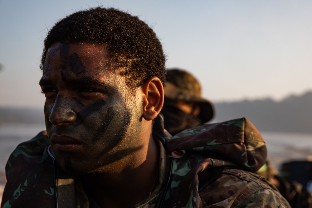 U.S. and Brazilian Soldiers Conduct Troop Movements and Mock Assault During SV24