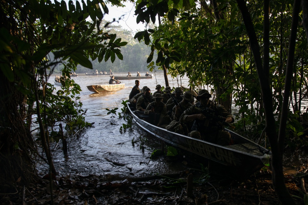 U.S. and Brazilian Soldiers Conduct Troop Movements and Mock Assault During SV24