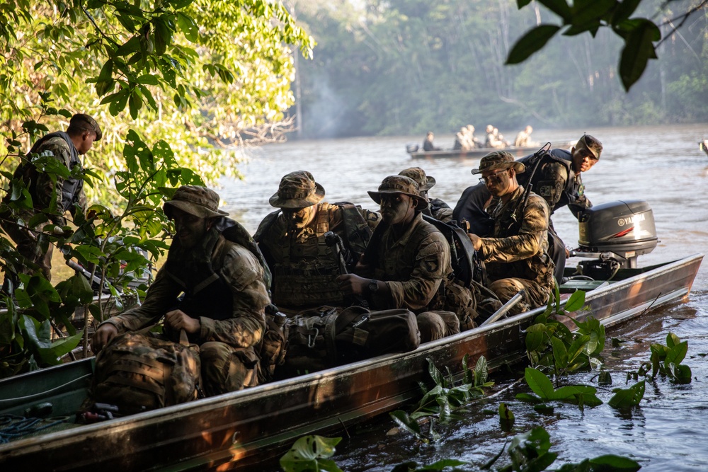 U.S. and Brazilian Soldiers Conduct Troop Movements and Mock Assault During SV24