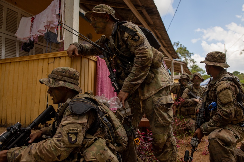 U.S. and Brazilian Soldiers Conduct Troop Movements and Mock Assault During SV24