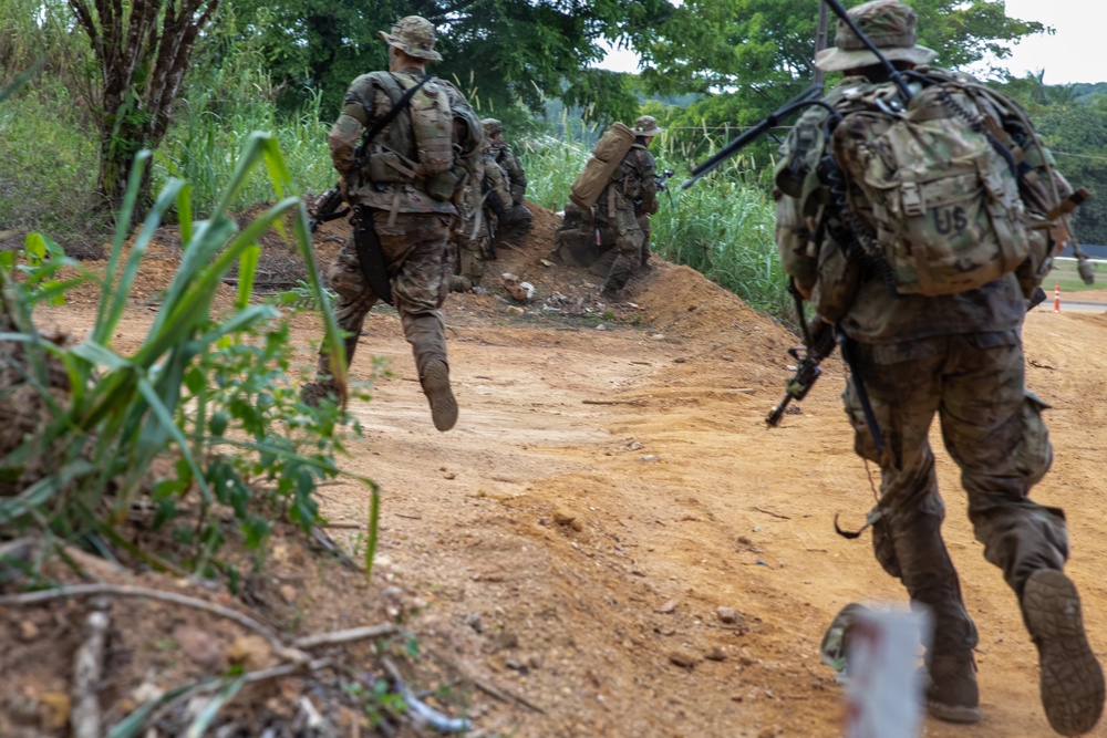 U.S. and Brazilian Soldiers Conduct Troop Movements and Mock Assault During SV24