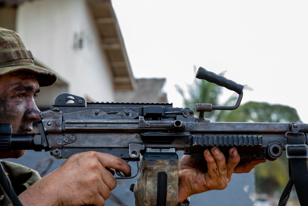 U.S. and Brazilian Soldiers Conduct Troop Movements and Mock Assault During SV24