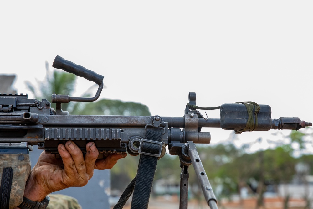 U.S. and Brazilian Soldiers Conduct Troop Movements and Mock Assault During SV24